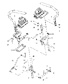 Steering Diagram and Parts List for 967924801-00  Husqvarna Lawn Mower