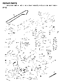 Drive Diagram and Parts List for YTH150 (954140007G, 954140007)(1998-09) Husqvarna Lawn Tractor