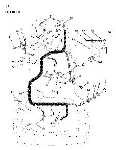 Electrical Diagram and Parts List for LTH130 (HE13H36D, 954820001)(1997-03) Husqvarna Lawn Tractor