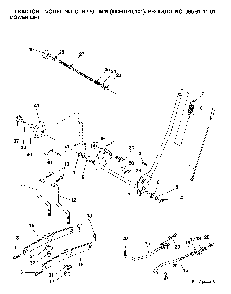 Mower Lift / Deck Lift Diagram and Parts List for CTH220TWIN (96061019101, 960610191)(2007-05) Husqvarna Lawn Tractor