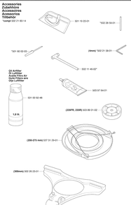 Accessoires 3 Diagram and Parts List for 235FR 2009-06 Husqvarna Brush Cutter