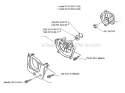 Crankcase Diagram and Parts List for 132RB 1990-11 Husqvarna Brush Cutter