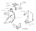 Harness Diagram and Parts List for 132RB 1993-04 Husqvarna Brush Cutter