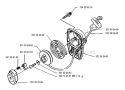 Starter Diagram and Parts List for 132RB 1993-04 Husqvarna Brush Cutter