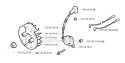 Ignition System Diagram and Parts List for 132RJ 2004-09 Husqvarna Brush Cutter