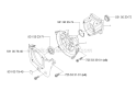 Crankcase Diagram and Parts List for 132RJ 2004-09 Husqvarna Brush Cutter