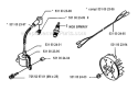 Ignition System Diagram and Parts List for 132R 1993-04 Husqvarna Brush Cutter