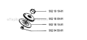 Bevel Gear 1 Diagram and Parts List for 132R 1993-04 Husqvarna Brush Cutter