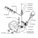 Fuel Tank Diagram and Parts List for 132R 1993-04 Husqvarna Brush Cutter