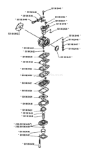 Page C Diagram and Parts List for 132R 132 R 1991-11 Husqvarna Trimmer