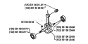 Page G Diagram and Parts List for 132R 132 R 1991-11 Husqvarna Trimmer