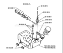 Page H Diagram and Parts List for 132R 132 R 1991-11 Husqvarna Trimmer