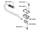 Page L Diagram and Parts List for 125LD 125 LD 1992-01 Husqvarna Trimmer
