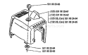 Page F Diagram and Parts List for 125LD 125 LD 1992-01 Husqvarna Trimmer
