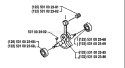 Page H Diagram and Parts List for 125LD 125 LD 1992-01 Husqvarna Trimmer