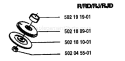 Page G Diagram and Parts List for 132RD 132 RD 1993-04 Husqvarna Trimmer