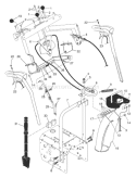 Page C Diagram and Parts List for 1330 SBEXP 96193001900 -2006-08 Husqvarna Snow Blower