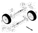 Page G Diagram and Parts List for 1330 SBEXP 96193001900 -2006-08 Husqvarna Snow Blower