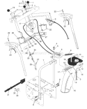 Page C Diagram and Parts List for 1330 SBE XP 96193001901 -2007-11 Husqvarna Snow Blower