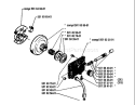 Page H Diagram and Parts List for 133 1980-10 Husqvarna Chainsaw