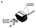 Part Location Diagram of 501638901 Husqvarna Silencer