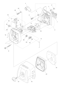 Part Location Diagram of 575841501 Husqvarna Choke Control