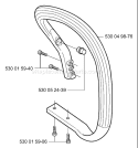 Page G Diagram and Parts List for 136 2001-09 Husqvarna Chainsaw