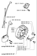 Page I Diagram and Parts List for 136 2001-09 Husqvarna Chainsaw