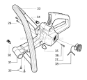 Part Location Diagram of 530015906 Husqvarna Screw,front Hbar 36/41