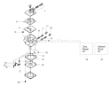 Part Location Diagram of 530069826 Husqvarna Carburetor Repair Kit Walbro (