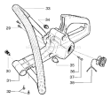 Part Location Diagram of 530059961 Husqvarna Handle-front