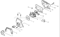 Page A Diagram and Parts List for 136LE 136 LE 2001-06 Husqvarna Chainsaw