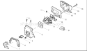 Page A Diagram and Parts List for 136LE 136 LE 2004-03 Husqvarna Chainsaw
