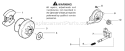 Page D Diagram and Parts List for 136LE 136 LE 2004-03 Husqvarna Chainsaw