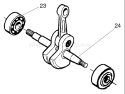 Page E Diagram and Parts List for 137 2005-03 Husqvarna Chainsaw
