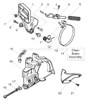 Page B Diagram and Parts List for 137 2005-09 Husqvarna Chainsaw