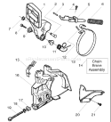 Page B Diagram and Parts List for 137E 137 E 2006-12 Husqvarna Chainsaw