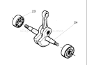 Page E Diagram and Parts List for 137E 137 E 2006-12 Husqvarna Chainsaw