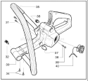 Page G Diagram and Parts List for 137E 137 E 2006-12 Husqvarna Chainsaw