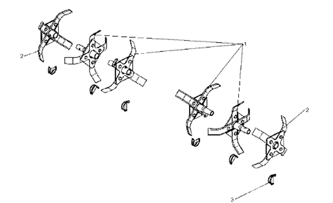 Part Location Diagram of 531008458 Husqvarna Rotating blade 30x3 ï¿½240