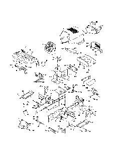 Chassis and enclosures Diagram and Parts List for LOGT2254  Husqvarna Lawn Tractor