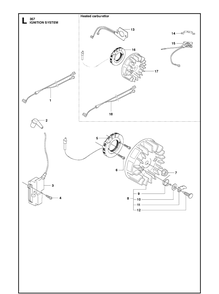 Part Location Diagram of 537060402 Husqvarna RETAINER