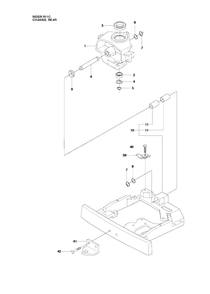 Chassis Rear Diagram and Parts List for R11C (965094201)(2010-07) Husqvarna Lawn Tractor