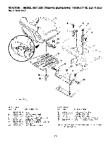 Seat Diagram and Parts List for YTH20K4696045000403 2007-10 Husqvarna Lawn Tractor