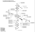 Page B Diagram and Parts List for 141 1998-09 Husqvarna Chainsaw