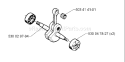 Page E Diagram and Parts List for 141 1998-09 Husqvarna Chainsaw