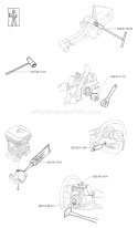 Page K Diagram and Parts List for 141 2001-09 Husqvarna Chainsaw