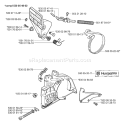 Page B Diagram and Parts List for 141 2001-09 Husqvarna Chainsaw