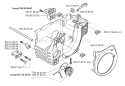 Page E Diagram and Parts List for 136 2001-09 Husqvarna Chainsaw