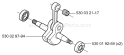 Page F Diagram and Parts List for 136 2001-09 Husqvarna Chainsaw